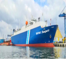 kapal MM Sejati tujuan jakarta makasar balikpapa