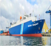 kapal MM Sejati tujuan jakarta makasar balikpapa