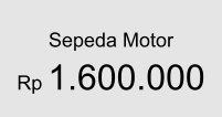 Sepeda Motor Rp 1.600.000