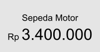 Sepeda Motor Rp 3.400.000