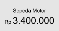 Sepeda Motor Rp 3.400.000