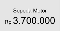 Sepeda Motor Rp 3.700.000